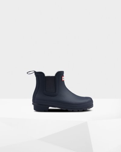 Hunter Insulated Chelsea Boot Chelsea Stiefel Damen Navy Deutschland | S8044CK