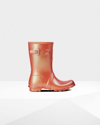 Hunter Nebula Kurzes Rain Boot Kurze Regenstiefel Damen Orange Deutschland | UM11RQK