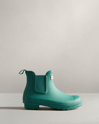 Hunter Original Chelsea Boot Chelsea Stiefel Damen Türkis Deutschland | DFJED4Y