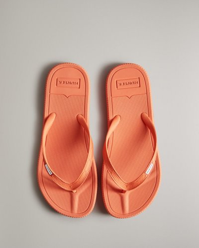 Hunter Original Flip Flops Flip Flops Damen Orange Deutschland | TFZHS4G