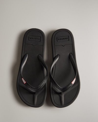 Hunter Original Flip Flops Flip Flops Damen Schwarz Deutschland | ZEE6TOD