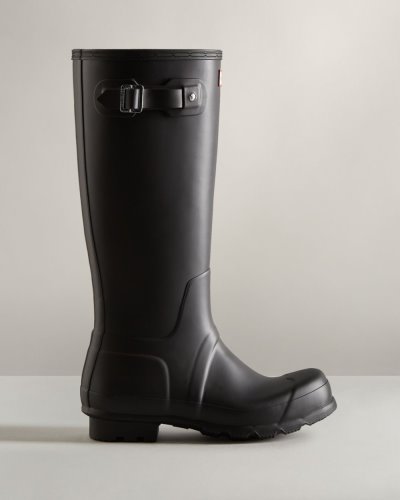 Hunter Original Hohe Rain Boot Hohe Regenstiefel Herren Schwarz Deutschland | B3HIQVV