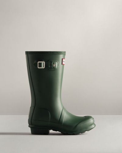 Hunter Original Rain Boot Hohe Regenstiefel Kinder Grün Deutschland | NJJJ0VN