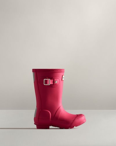 Hunter Original Rain Boot Kurze Regenstiefel Kinder Rosa Deutschland | OQQGLRZ