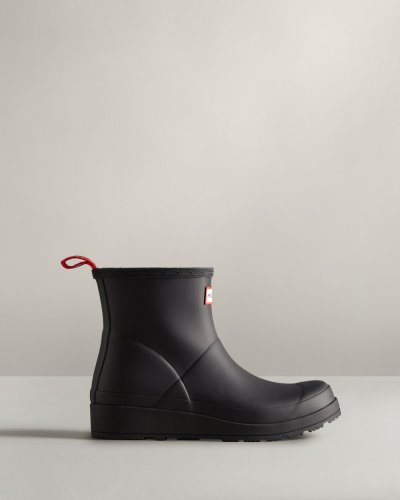 Hunter Play Kurzes Rain Boot Kurze Regenstiefel Damen Schwarz Deutschland | TH44CD2