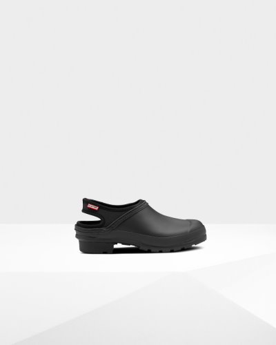 Hunter Wasserdichte Lower Clog Clogs Damen Schwarz Deutschland | KF3MY63