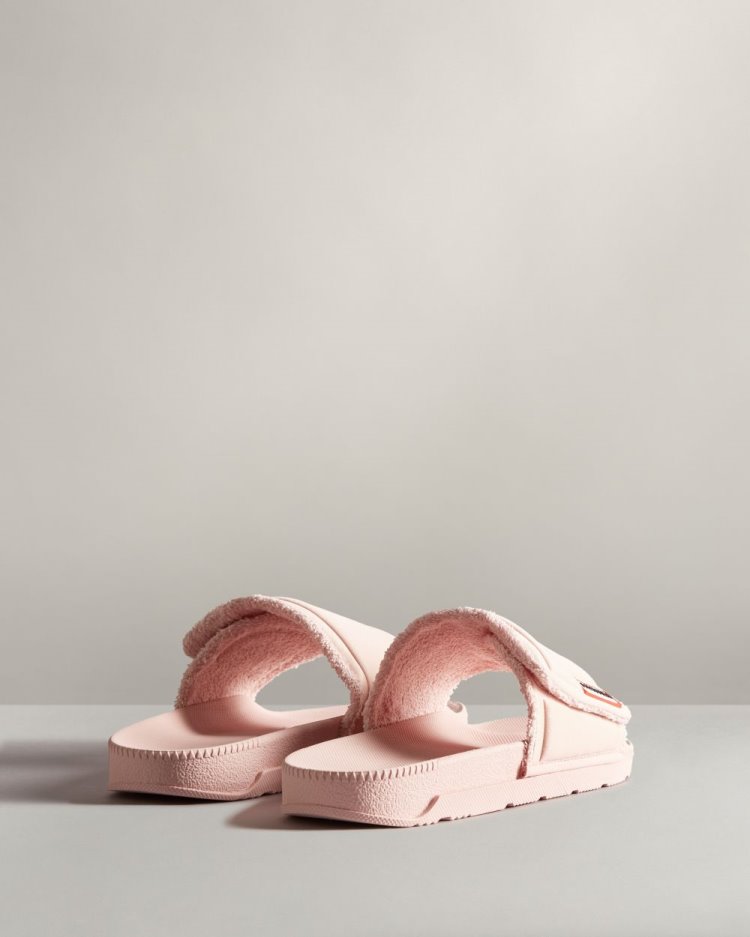 Hunter Adjustable Slides Badelatschen Damen Rosa Deutschland | SU3SKPJ