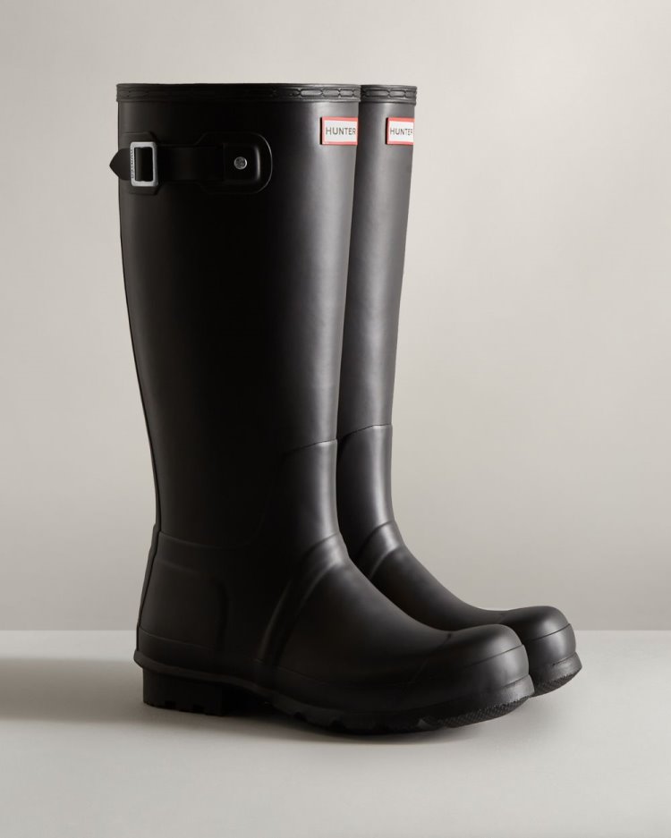 Hunter Hohe Insulated Rain Boot Hohe Regenstiefel Herren Schwarz Deutschland | GXUA3SL