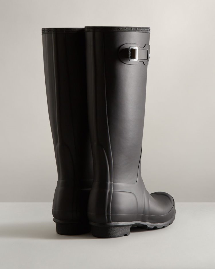 Hunter Hohe Insulated Rain Boot Hohe Regenstiefel Damen Schwarz Deutschland | JR5JBGJ