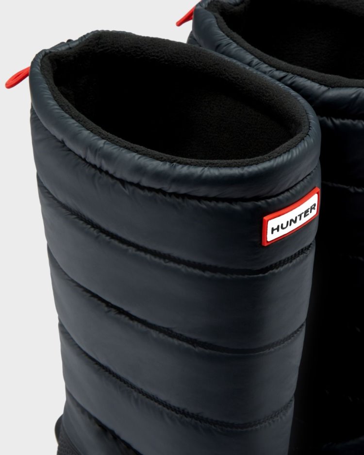 Hunter Insulated Hohe Snow Boot Schneestiefel Herren Schwarz Deutschland | T4C63KD