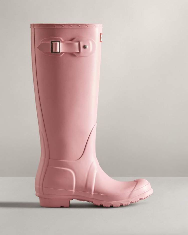 Hunter Original Hohe Rain Boot Hohe Regenstiefel Damen Rosa Deutschland | DRCJIGL