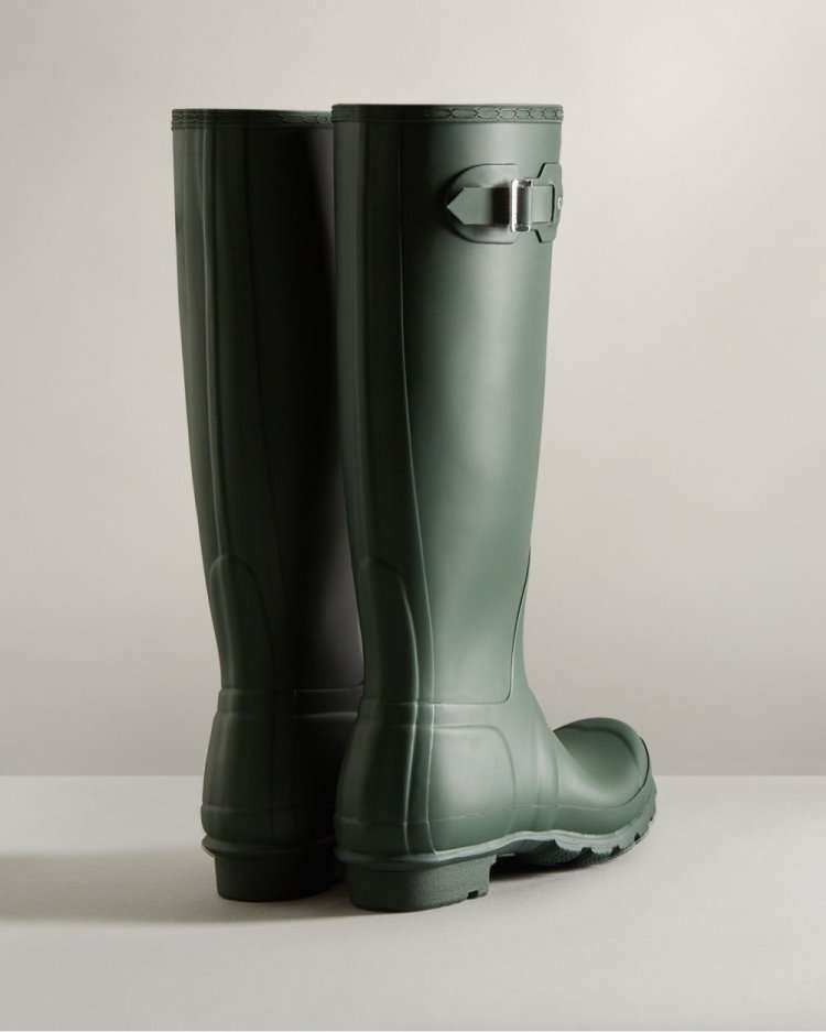 Hunter Original Hohe Rain Boot Hohe Regenstiefel Damen Grün Deutschland | M9FQQWG