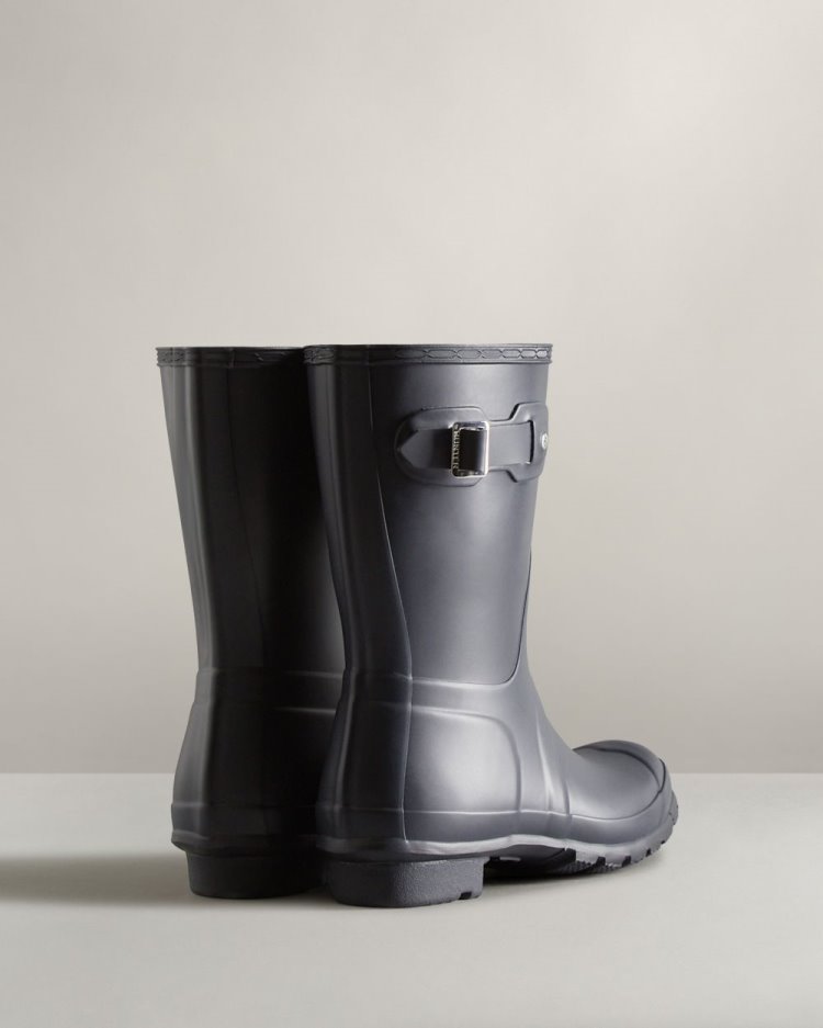 Hunter Original Kurzes Rain Boot Kurze Regenstiefel Damen Navy Deutschland | LDAGAMX