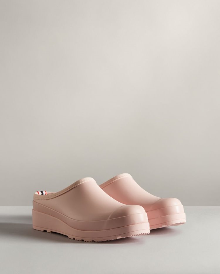 Hunter Play Clogs Clogs Damen Rosa Deutschland | E2UU1Z6