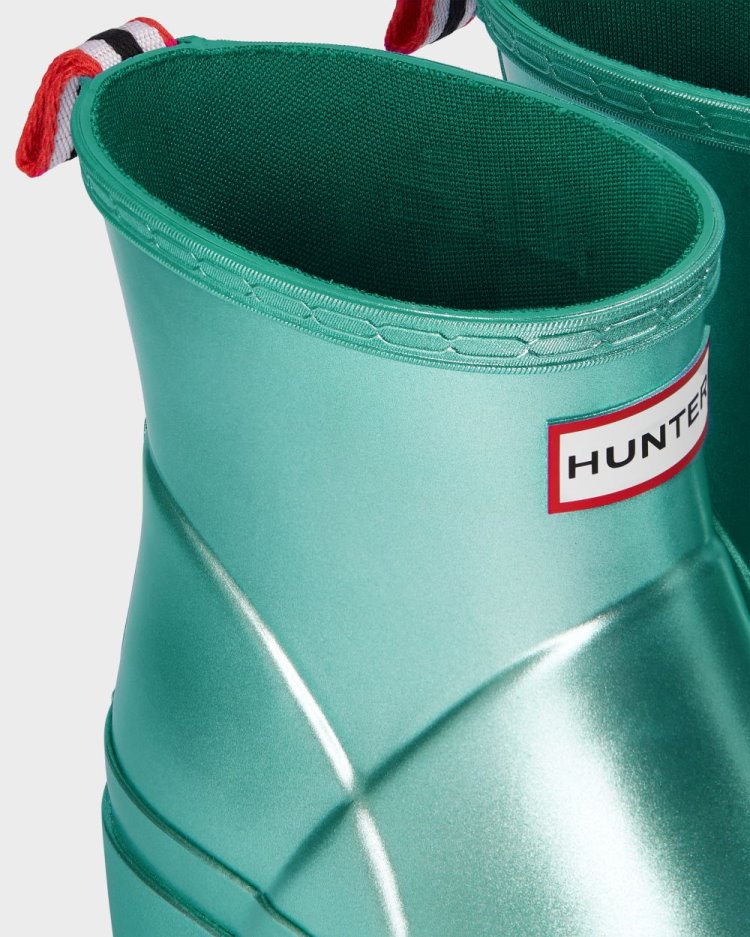 Hunter Play Kurzes Nebula Rain Boot Kurze Regenstiefel Damen Blau Deutschland | 2ED8IZM