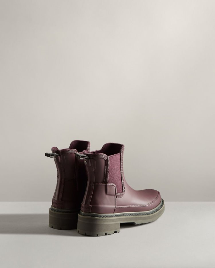 Hunter Refined Stitch Detail Chelsea Boot Chelsea Stiefel Damen Braun Deutschland | SRT7VC6