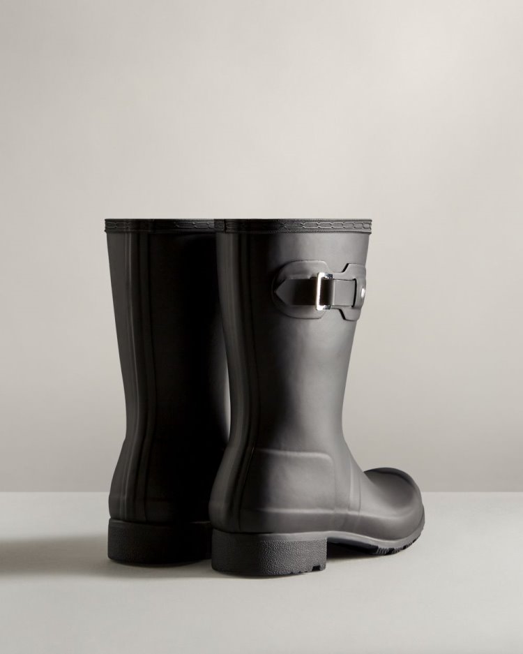 Hunter Tour Foldable Kurzes Rain Boot Kurze Regenstiefel Damen Schwarz Deutschland | WIDGZQ0